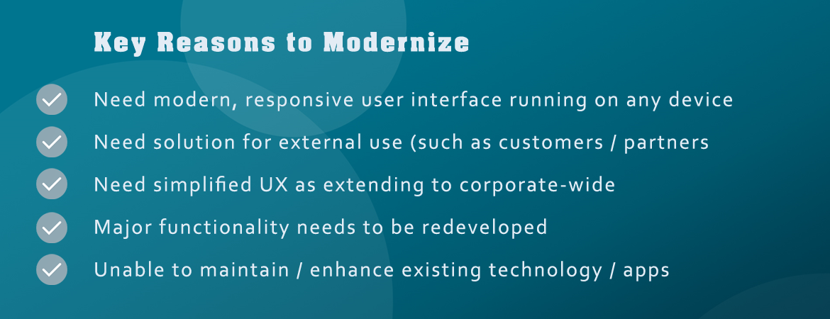 Fortitech Modernize Applications 